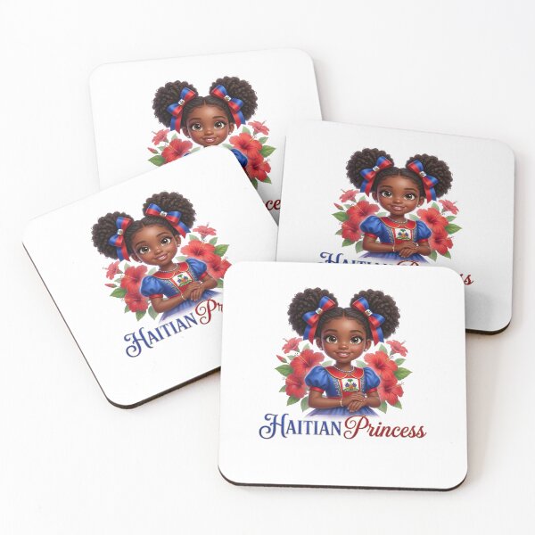 Item preview, Haitian Princess Haiti Flag Day Melanin Girls Kids Toddlers designed and sold by clothesy7.