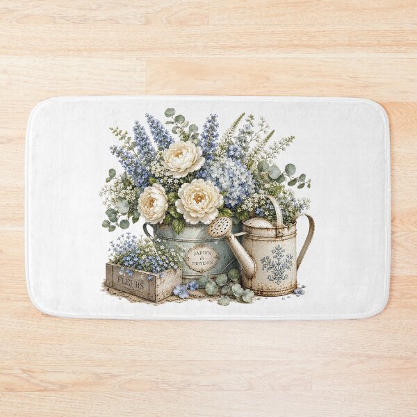 Item preview, Vintage Garden Watering Can Watercolor Art designed and sold by PetalGarden.