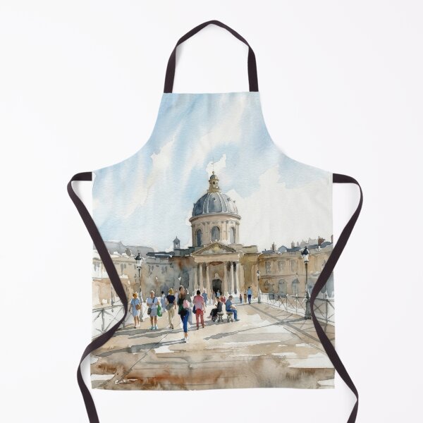 Item preview, Paris Sunset Bridge – Pont des Arts Watercolor designed and sold by caracatita75.
