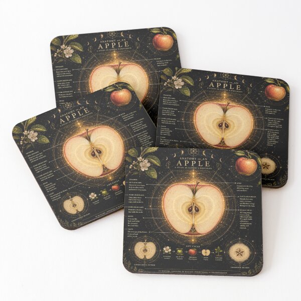 Item preview, Anatomy Of An Apple – Midnight Orchard designed and sold by Printed Path Designs.