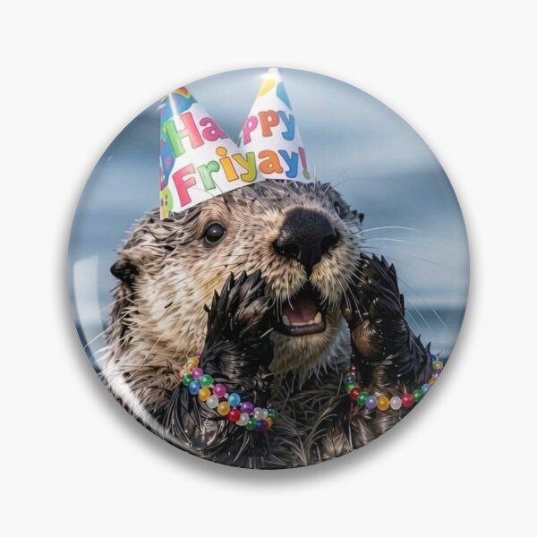 Item preview, Happy Friyay Otter designed and sold by IvaRenee.