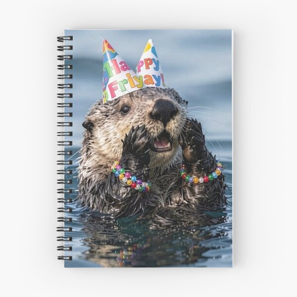 Item preview, Happy Friyay Otter designed and sold by IvaRenee.