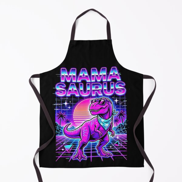 Item preview, Mamasaurus Retro Neon T-Rex Mom Dinosaur Funny Cool Mother's Day designed and sold by graphixpolash.