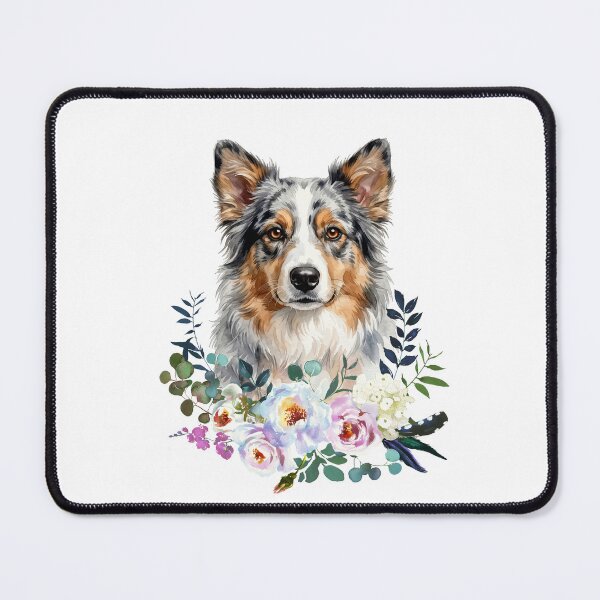 Item preview, Watercolor Australian Shepherd designed and sold by Liededrom..