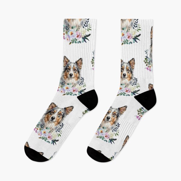 Item preview, Watercolor Australian Shepherd designed and sold by Liededrom..