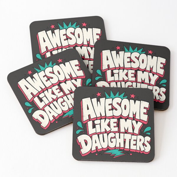 Item preview, Awesome Like My Daughters Retro Quote designed and sold by AwesomeBeyondLimits.