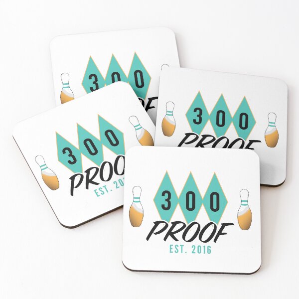 Item preview, 300 Proof Bowling Team Retro Logo designed and sold by Headsnack Shop.