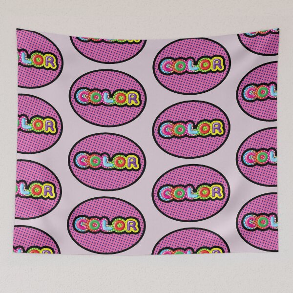 Item preview, Op/Pop Art of Vibrant Typography designed and sold by cremedecolor.