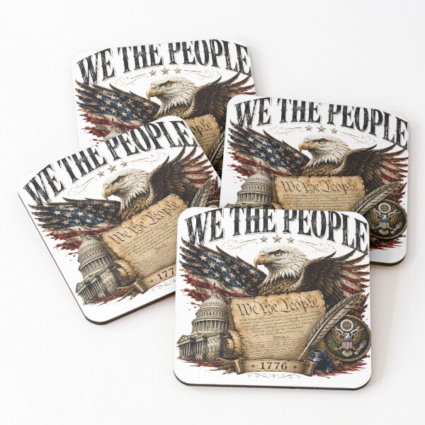 Item preview, We The People – American Heritage Patriotic Design designed and sold by Fishartpoint.
