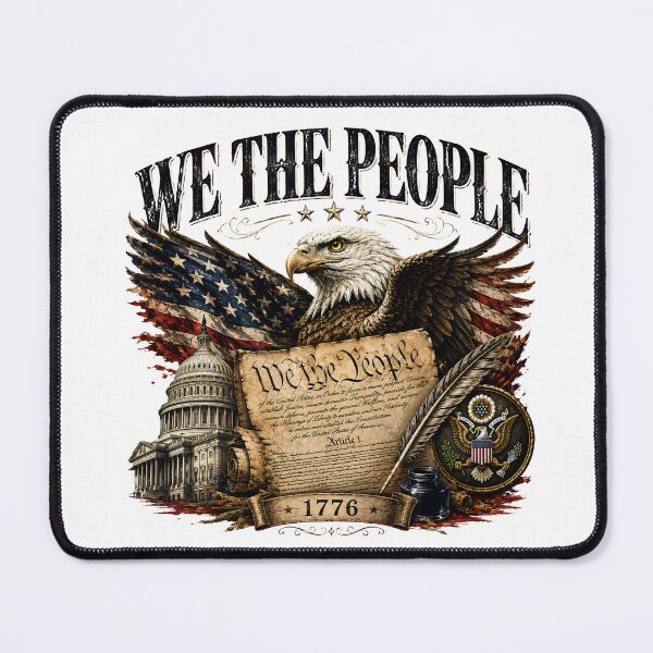 Item preview, We The People – American Heritage Patriotic Design designed and sold by Fishartpoint.