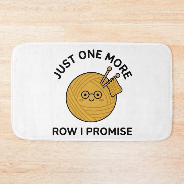 Item preview, Just One More Row I Promise Funny Knitting Sloth Yarn Sticker designed and sold by Mr-wow.