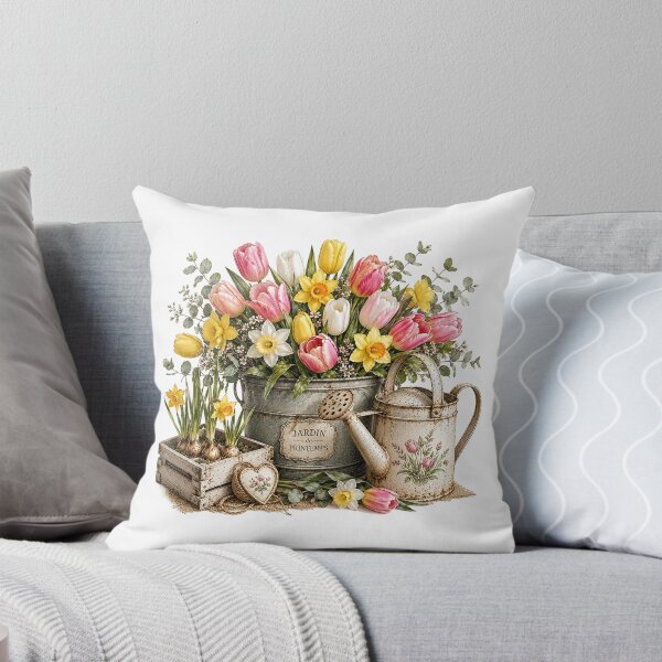 Item preview, Spring Garden Watercolor Bouquet designed and sold by PetalGarden.