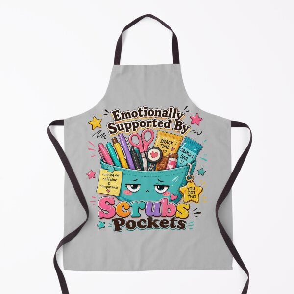 Item preview, Emotionally Supported By Scrub Pockets designed and sold by StillWildink.