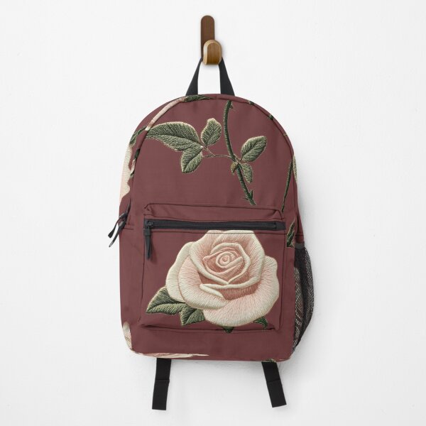 Item preview, Embroidered Blush Rose Bouquet designed and sold by MegaNovaArt.