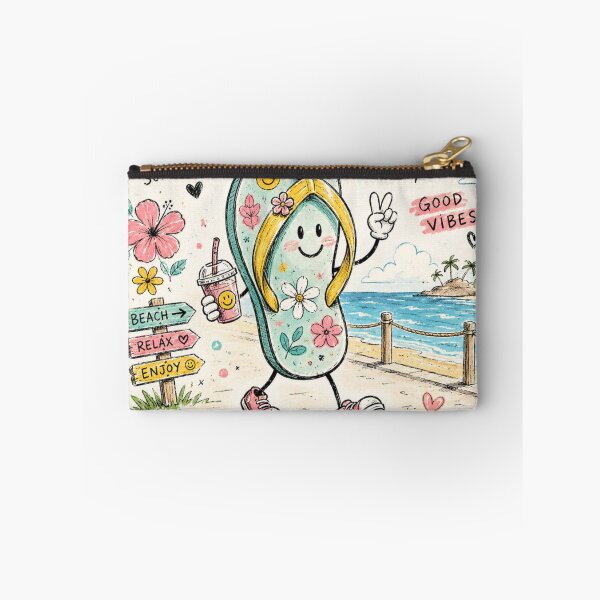 Item preview, FlipFlop Doodle Summer Vibes designed and sold by konkapo00.