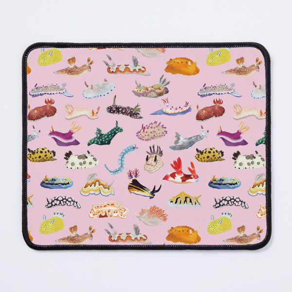 Item preview, Pattern 27 Nudibranch - sea slug - pink designed and sold by Poulpimousse.