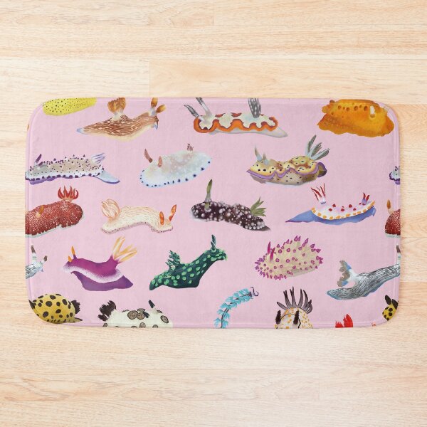 Item preview, Pattern 27 Nudibranch - sea slug - pink designed and sold by Poulpimousse.