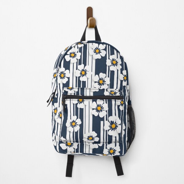 Item preview, Modern Nautical Stripe and Floral Pattern designed and sold by VelloomStore.