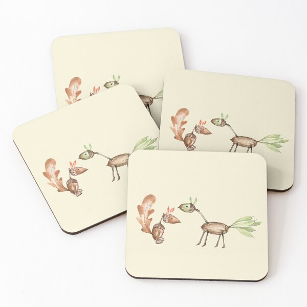 Item preview, Acorn Squirrel and Horse Cute Animals designed and sold by Flowersforbear.