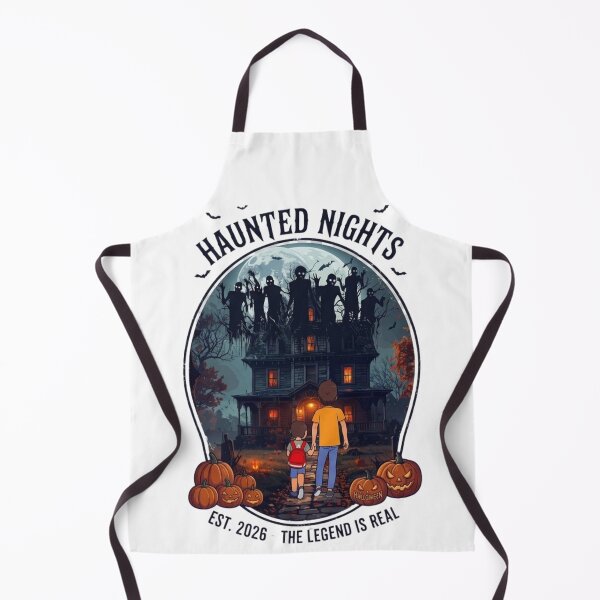 Item preview, Haunted Nights The Legend Is Real Spooky Mansion Art designed and sold by GraphixByHub.