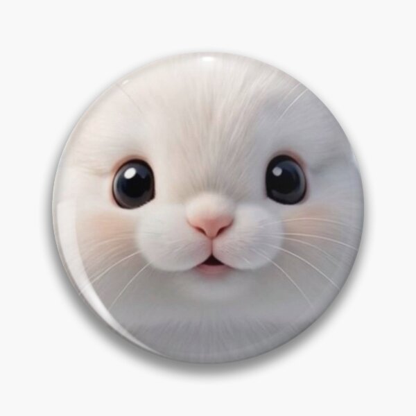 Item preview, Adorable Shy White Bunny with Big Eyes and Floppy Ears designed and sold by lovelistivkaa.