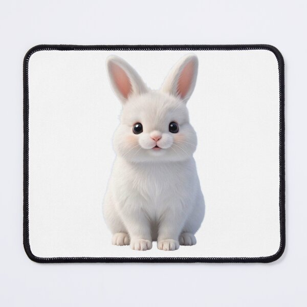 Item preview, Adorable Shy White Bunny with Big Eyes and Floppy Ears designed and sold by lovelistivkaa.