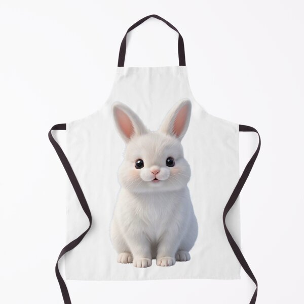 Item preview, Adorable Shy White Bunny with Big Eyes and Floppy Ears designed and sold by lovelistivkaa.