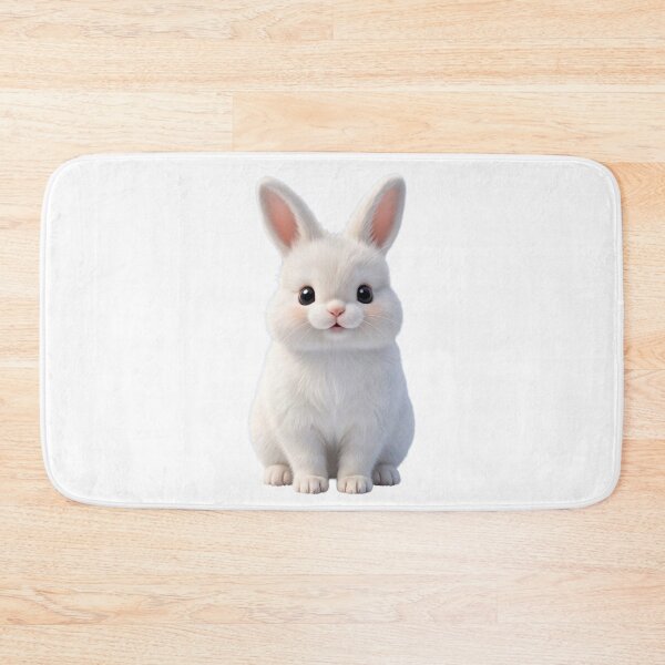 Item preview, Adorable Shy White Bunny with Big Eyes and Floppy Ears designed and sold by lovelistivkaa.