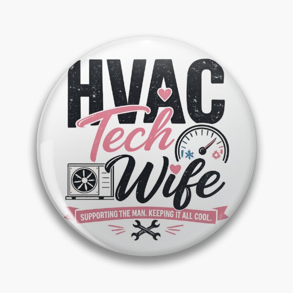Item preview, HVAC Tech Wife Funny Trade Wife Shirt designed and sold by Chromaluxe.