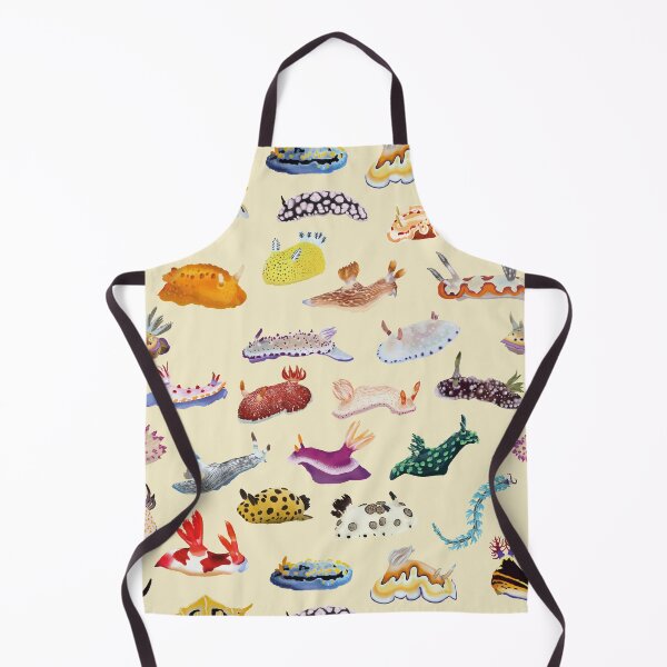 Item preview, Pattern 27 Nudibranch - sea slug - yellow designed and sold by Poulpimousse.