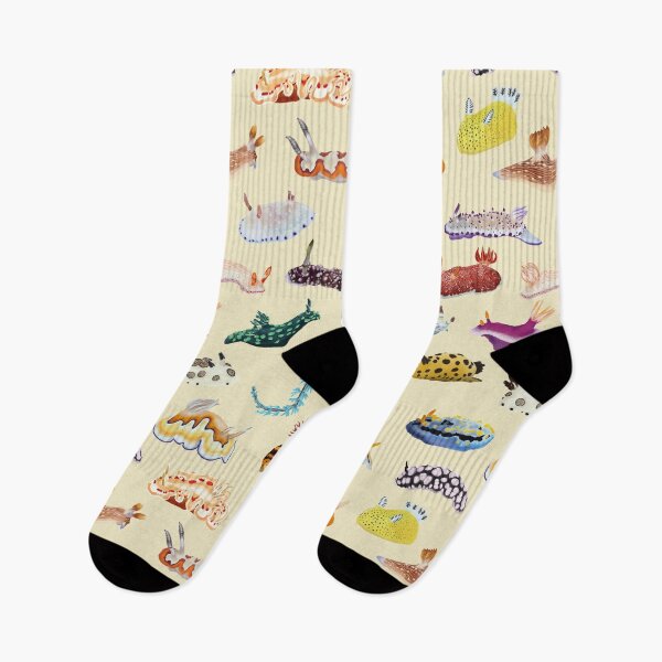 Item preview, Pattern 27 Nudibranch - sea slug - yellow designed and sold by Poulpimousse.