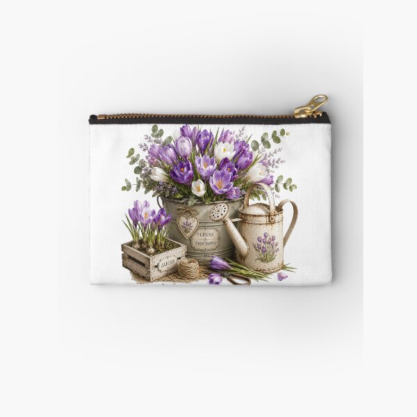 Item preview, Crocus Spring Garden Watercolor designed and sold by PetalGarden.