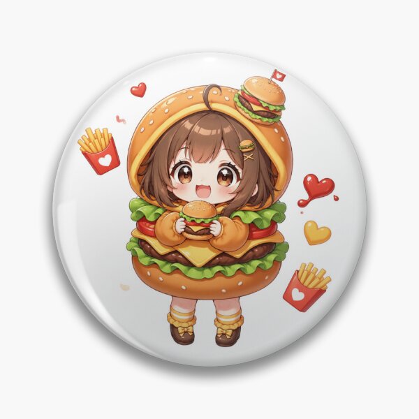 Item preview, Burger Costume Chibi Girl designed and sold by konkapo00.