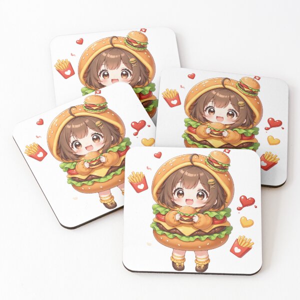 Item preview, Burger Costume Chibi Girl designed and sold by konkapo00.