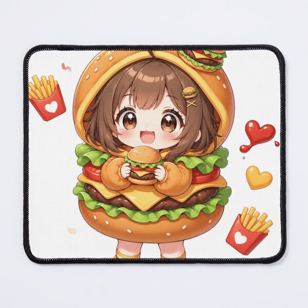 Item preview, Burger Costume Chibi Girl designed and sold by konkapo00.