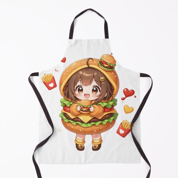 Item preview, Burger Costume Chibi Girl designed and sold by konkapo00.