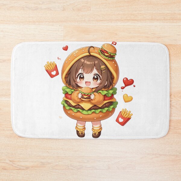 Item preview, Burger Costume Chibi Girl designed and sold by konkapo00.