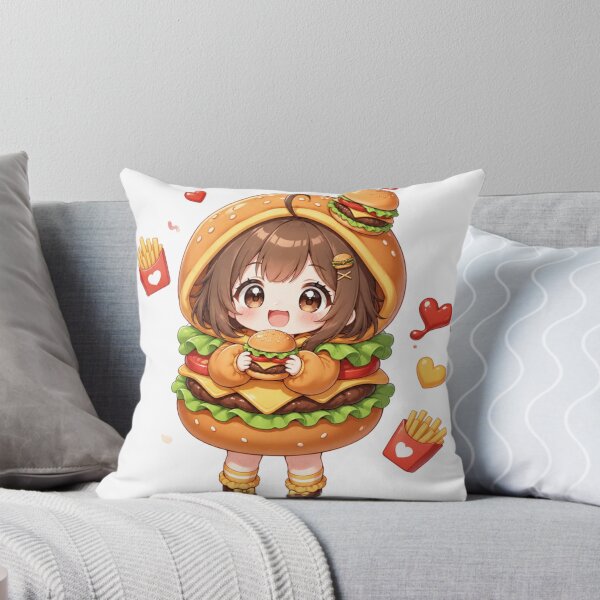 Item preview, Burger Costume Chibi Girl designed and sold by konkapo00.