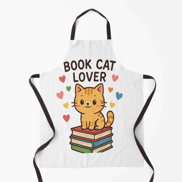 Item preview, Cat + books aesthetic designed and sold by BookedAndDesign.