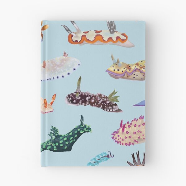 Item preview, Pattern 27 Nudibranch - sea slug - blue designed and sold by Poulpimousse.