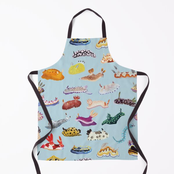 Item preview, Pattern 27 Nudibranch - sea slug - blue designed and sold by Poulpimousse.