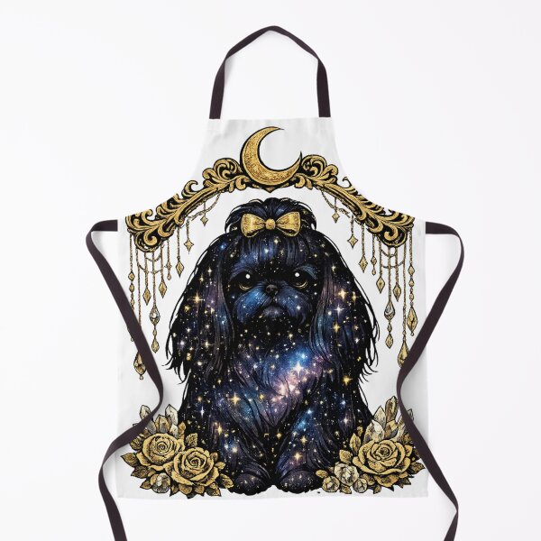 Item preview, Shih Tzu Celestial Moon Galaxy Stars Mystical Gothic Dog T-Shirt designed and sold by Five Reasons Designs.