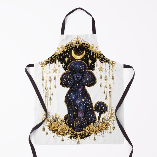 Item preview, Poodle Celestial Moon Galaxy Stars Mystical Gothic Dog T-Shirt designed and sold by Five Reasons Designs.