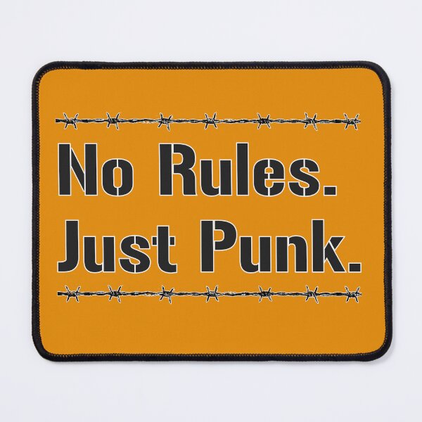 Item preview, No Rules. Just Punk. - Slogan designed and sold by Punk Kitten Rebellion Club.