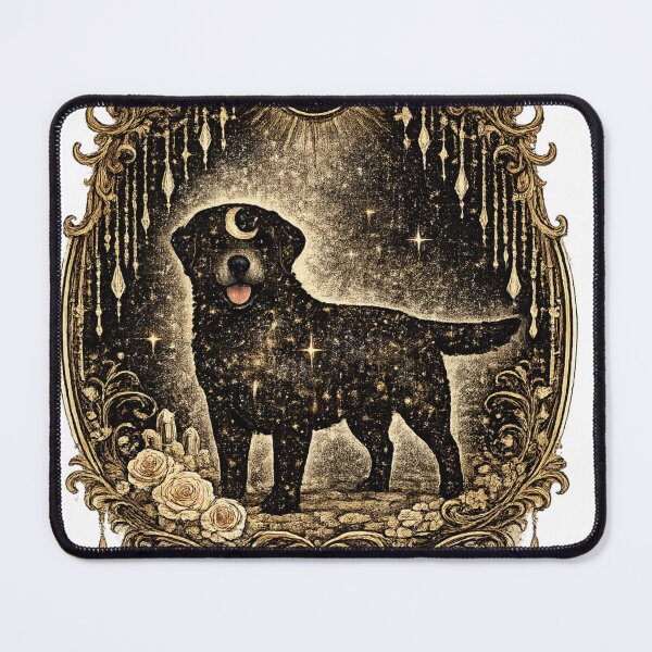 Item preview, Labrador Retriever Celestial Moon Galaxy Stars Mystical Gothic Dog T-Shirt designed and sold by Five Reasons Designs.