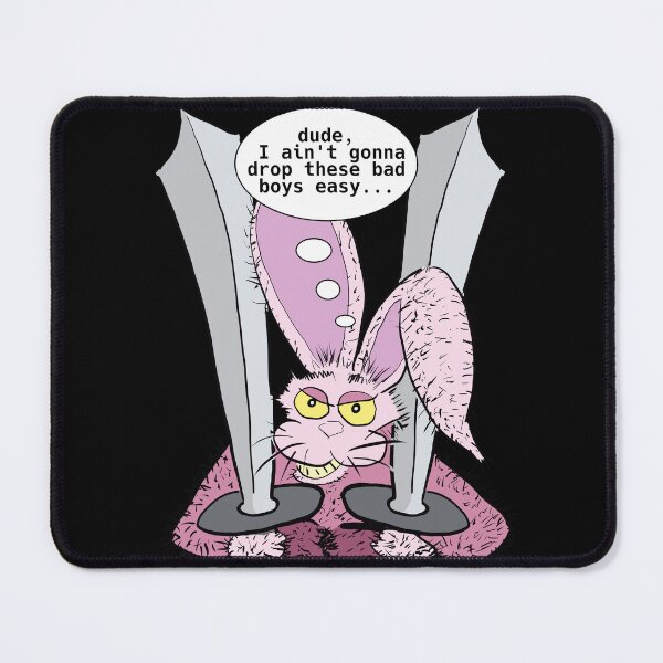 Item preview, MMORPG ecosystems are terrifying - even rabbits drop iron swords ! designed and sold by LittleGreyMan2026.