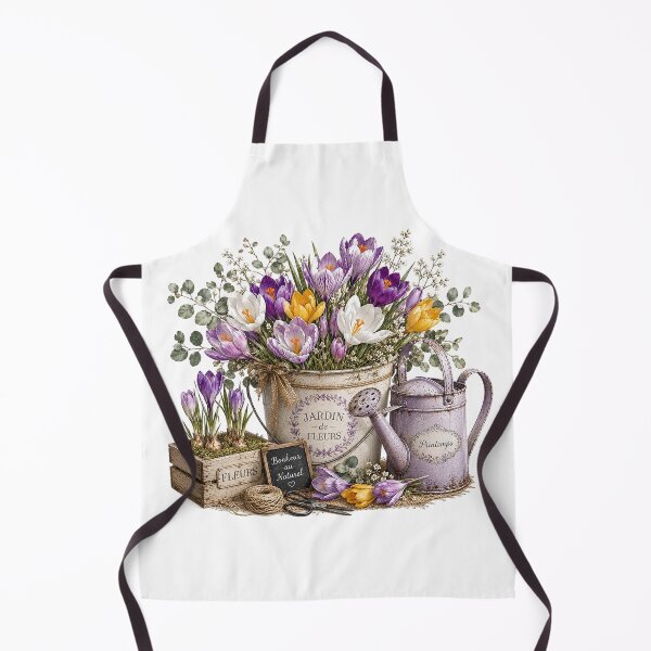 Item preview, Crocus Spring Garden Watercolor designed and sold by PetalGarden.
