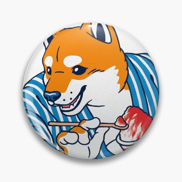 Item preview, Shiba Inu Summer Vibe - Retro Japanese Pop Art designed and sold by ropexxx.