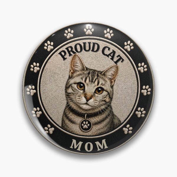 Item preview, Proud Cat Mom - Cute Cat Lover Gift designed and sold by MidNiteFB.