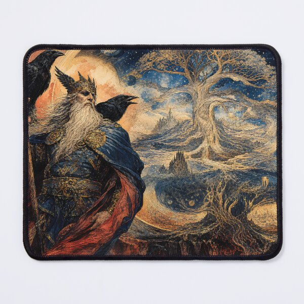 Item preview, The World Tree of Odin | Visionary Norse Mythology Art designed and sold by Stoneflower-Art.